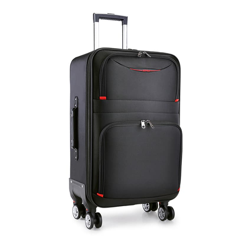 Men's capacious universal suitcase for students, box, oxford cloth 5