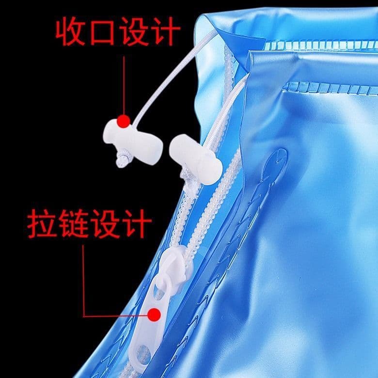 Anti -slip, abrasion -resistant, thick waterproof shoes, snow -proof anti -pollution -proof rain, rain, snow days, men and women rain boots with waterproof layer rain shoe case 2