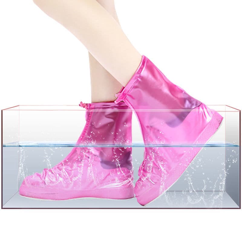 Anti -slip, abrasion -resistant, thick waterproof shoes, snow -proof anti -pollution -proof rain, rain, snow days, men and women rain boots with waterproof layer rain shoe case 3