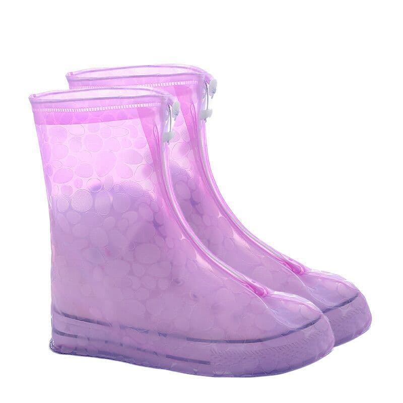 Anti -slip, abrasion -resistant, thick waterproof shoes, snow -proof anti -pollution -proof rain, rain, snow days, men and women rain boots with waterproof layer rain shoe case 5