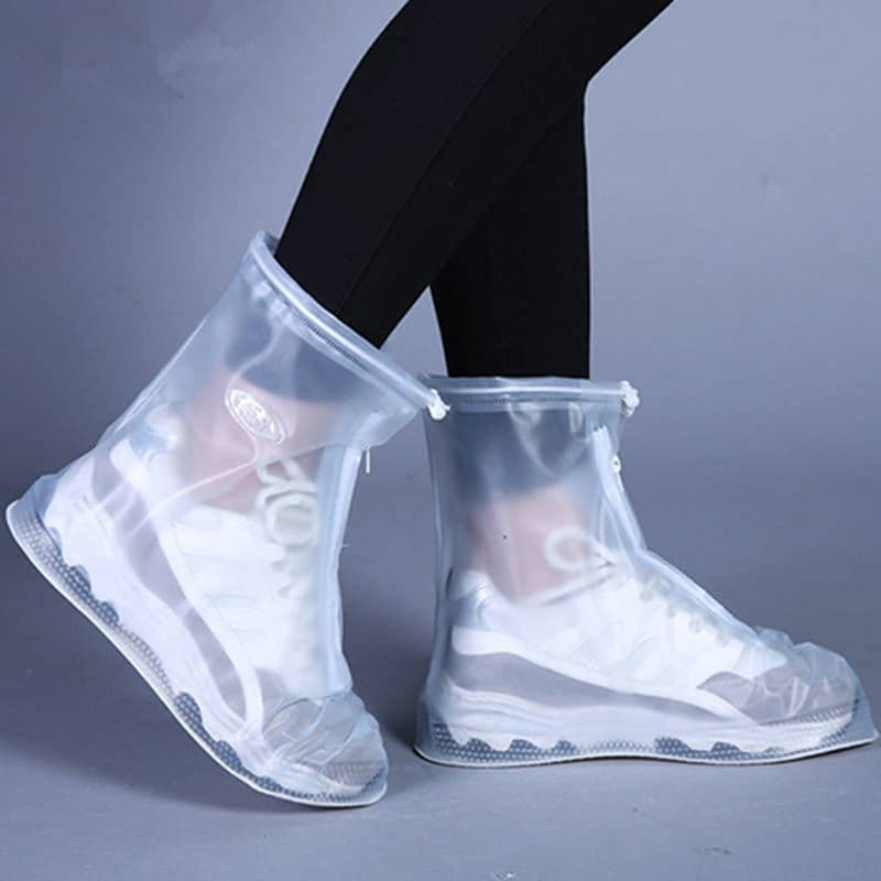 Anti -slip, abrasion -resistant, thick waterproof shoes, snow -proof anti -pollution -proof rain, rain, snow days, men and women rain boots with waterproof layer rain shoe case
