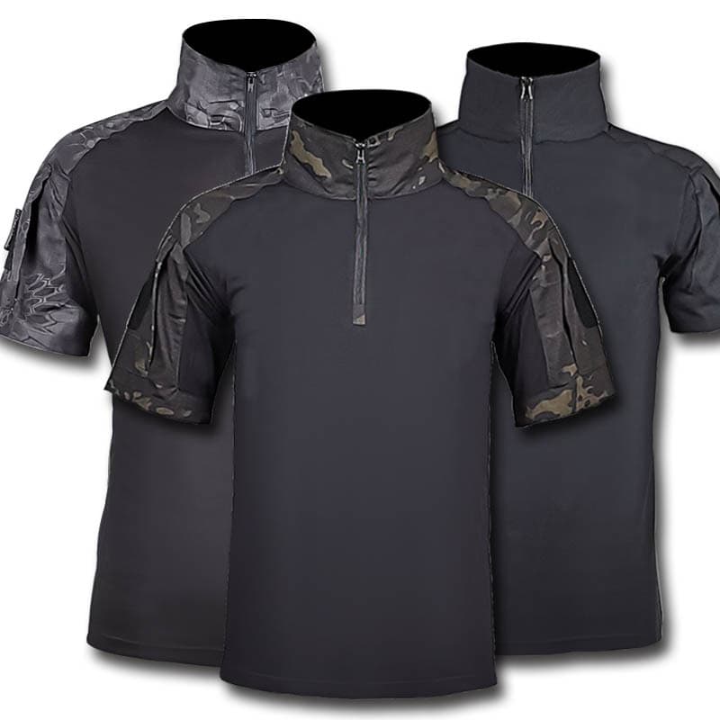 Travel sports breathable elastic short sleeve T-shirt, quick dry sports suit 5
