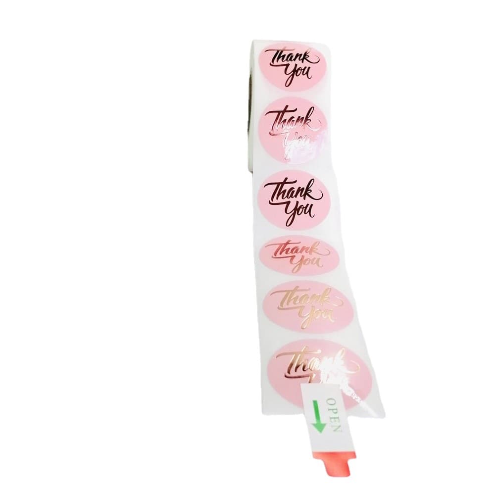 Sticker Printer pink hot bleeding round dot 5