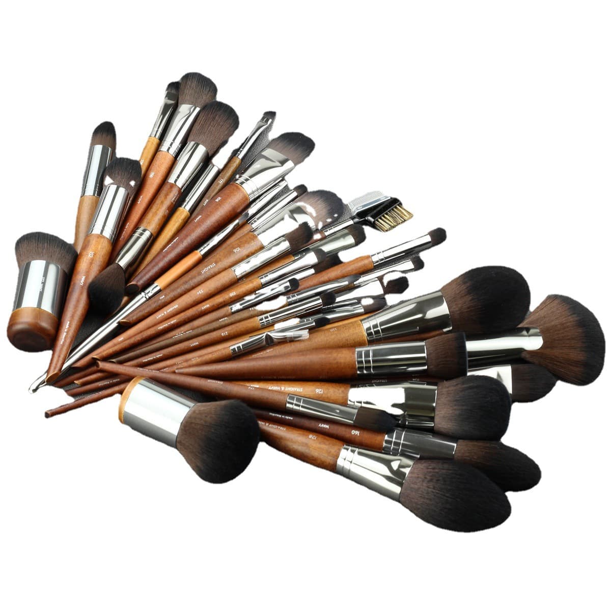 Loose powder, face blush, foundation, highlighter, concealer brush, makeup primer 5