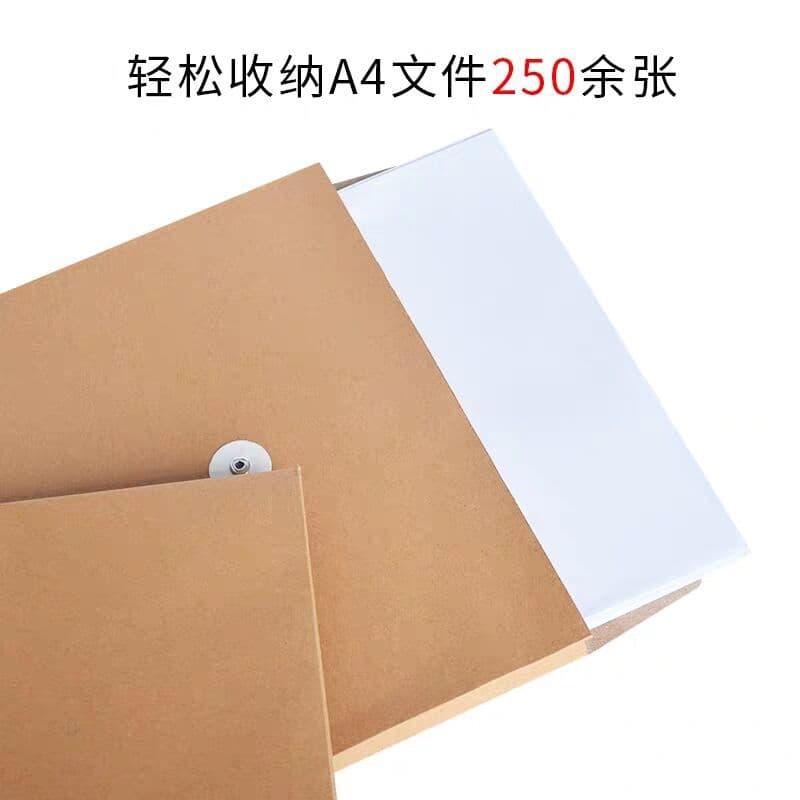 Leather files bag for folders, increased thickness, with your logo imprint 3