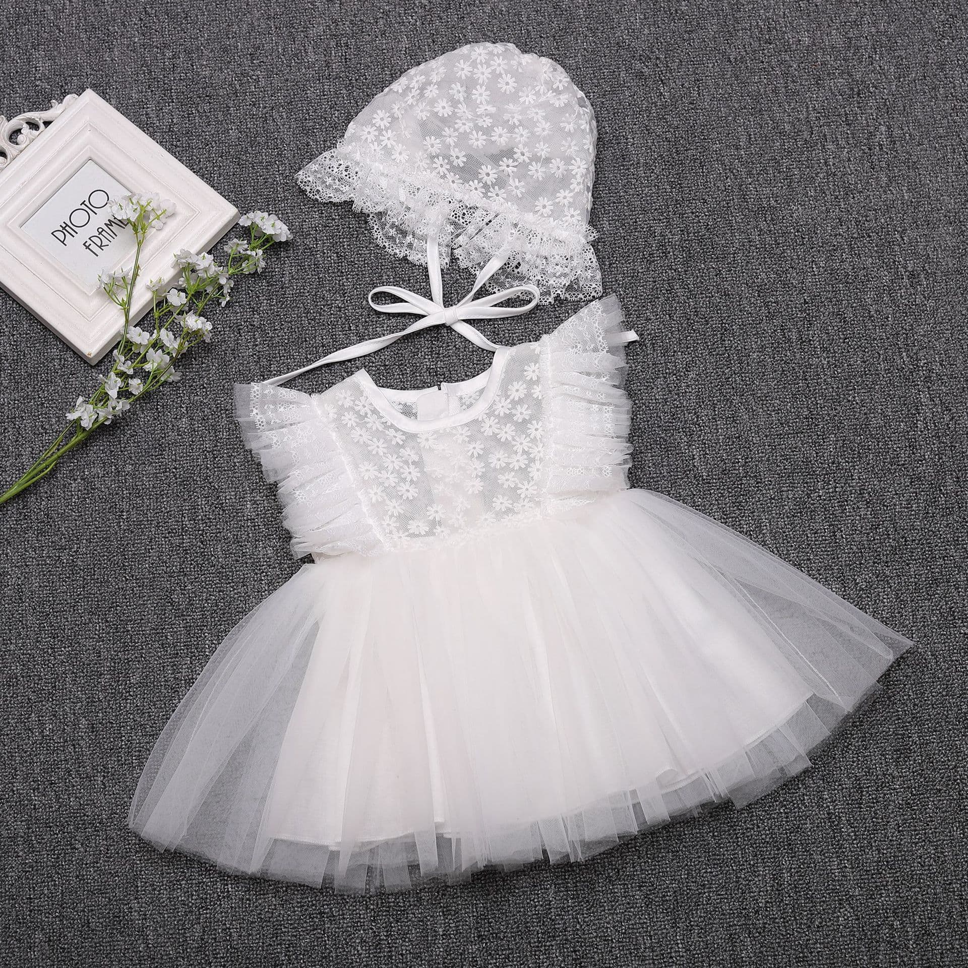 Summer light and thin breathable children's small princess costume, girl's skirt, gift box, dress 4