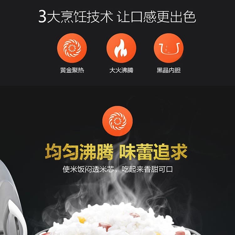 Large -capacity rice pot cafeteria commercial drum -type hotel home large rice cooker small home appliance kitchen appliances 4