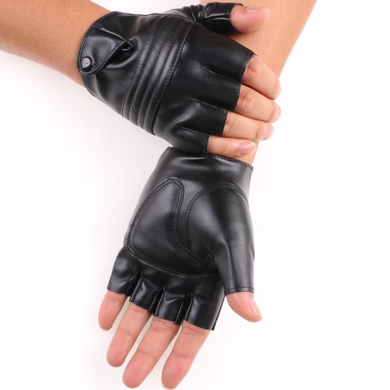 Polyurethane breathable travel gloves for dance show for gym for men and women, fingerless 2