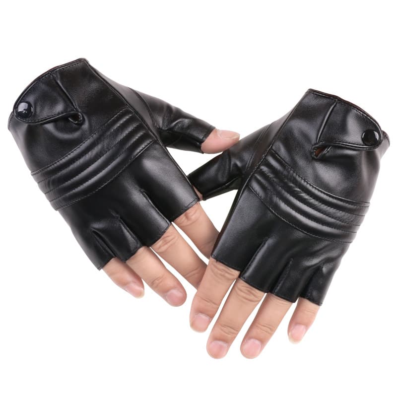 Polyurethane breathable travel gloves for dance show for gym for men and women, fingerless 4