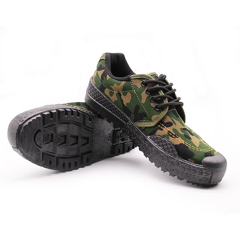 Jiefang shoes men's construction shoes labor protection shoes low-top Jiefang shoes men's and women's yellow rubber shoes factory wholesale one piece drop shipping 2