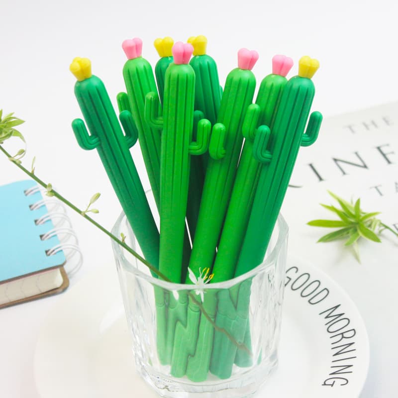 Cartoon rollerball pen for students, stationery, cactus 1
