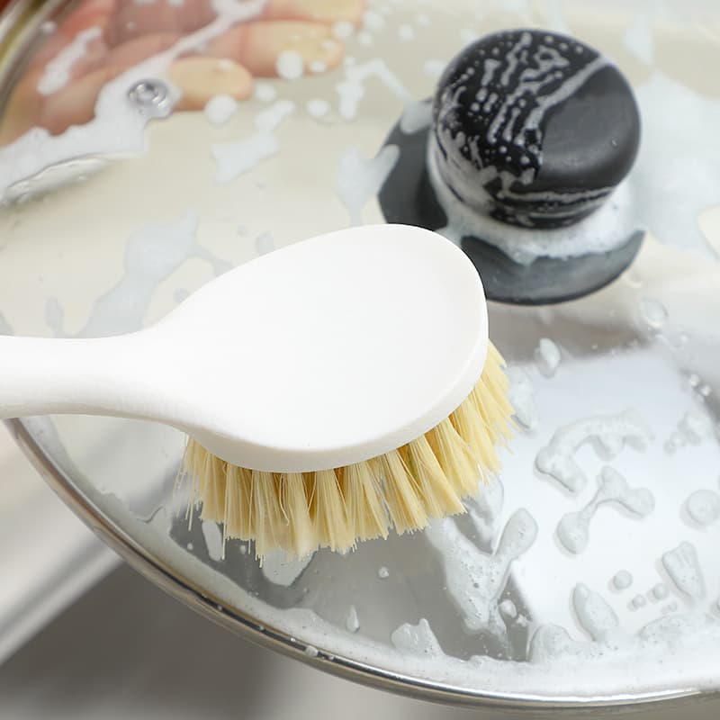 Tochin cooker brush household kitchen long handle washing pot brush without hurting the pot, not sticking to the oil, washing the bowl brush stove to pollute and clean the brush 4