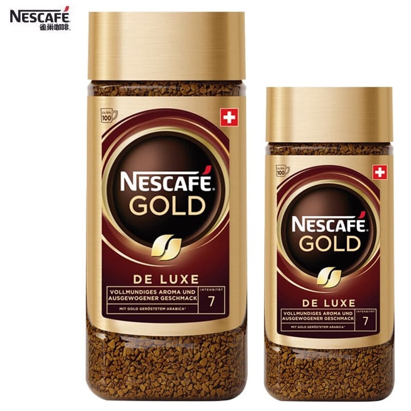 Swiss imported gold medal instant coffee powder refreshing pure black original American coffee can 200g sugar-free black coffee
