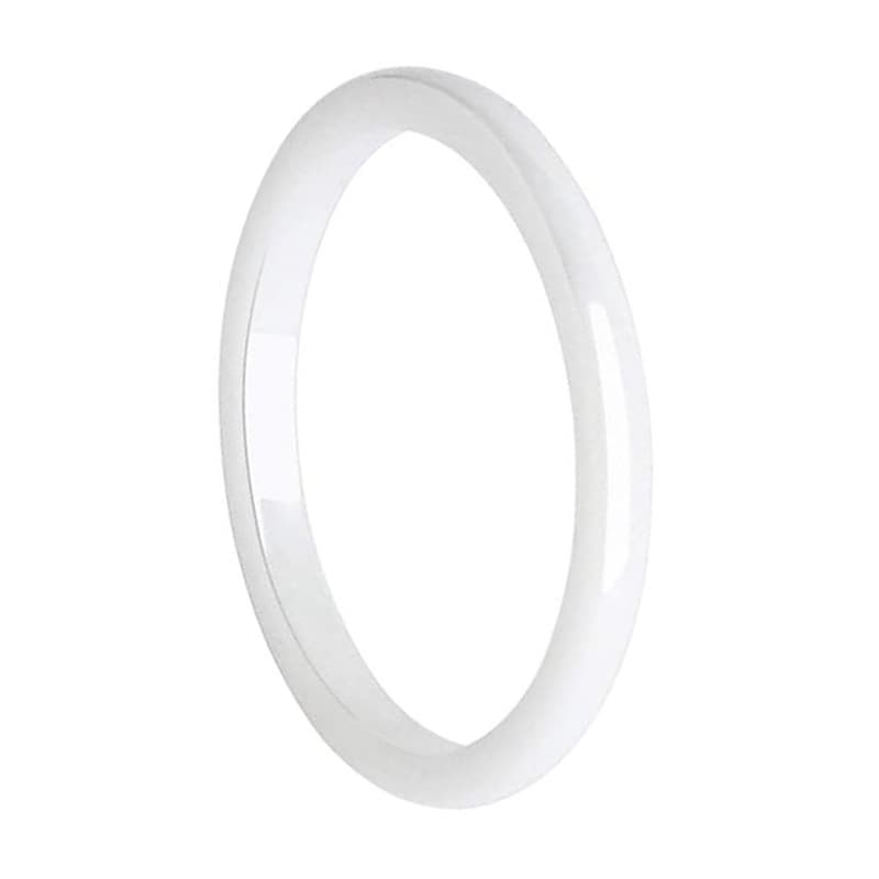 Fashionable glossy ring for men and women, 2mm, Japanese and Korean, simple and elegant design 2