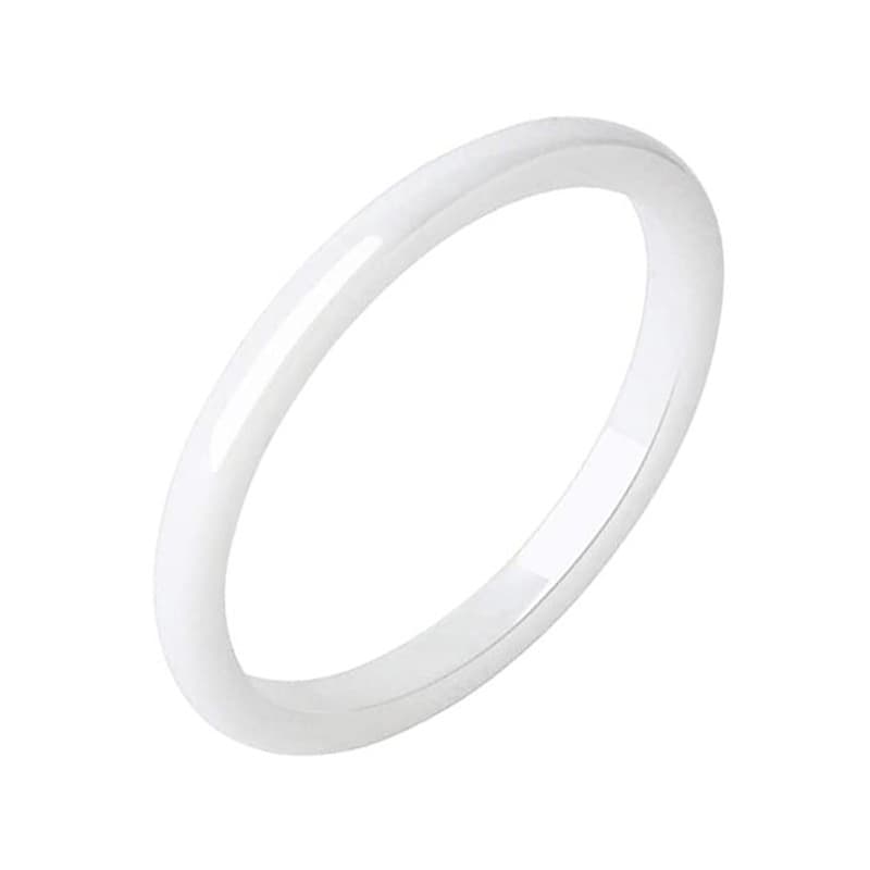 Fashionable glossy ring for men and women, 2mm, Japanese and Korean, simple and elegant design 5