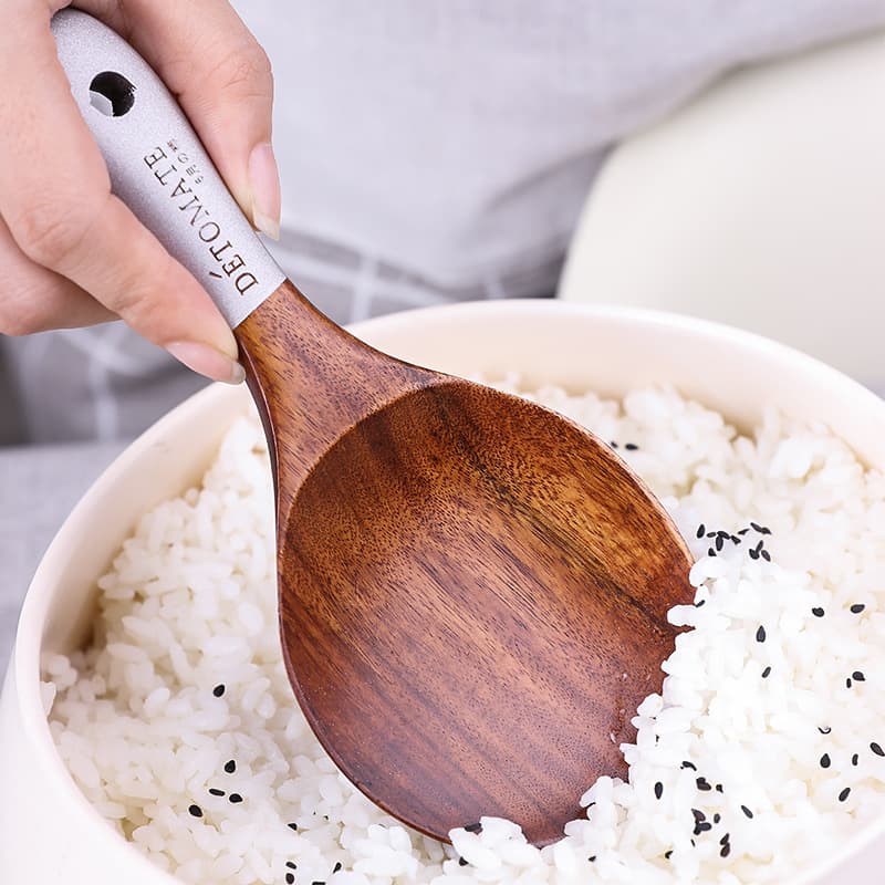 (Cross-border trading), (Wholesale), wooden spoon, creative kitchenware, simple and elegant design, with your logo imprint 2