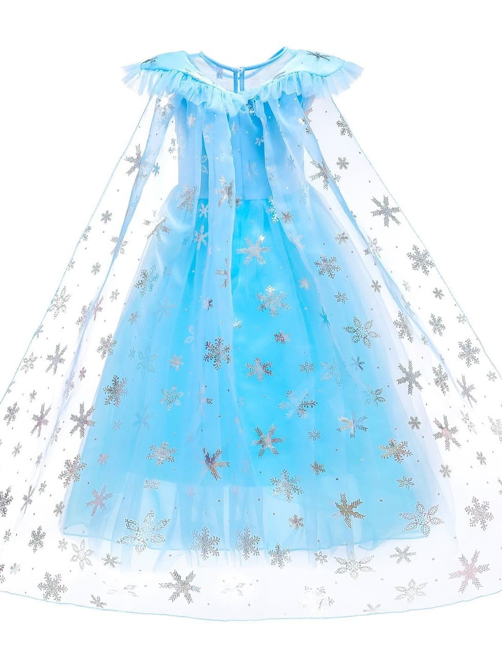(Cross-border trading), small princess costume sleevless, blue dress, “Frozen”, tutu skirt 5