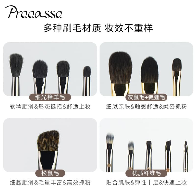 Face blush for contouring, white concealer brush 2