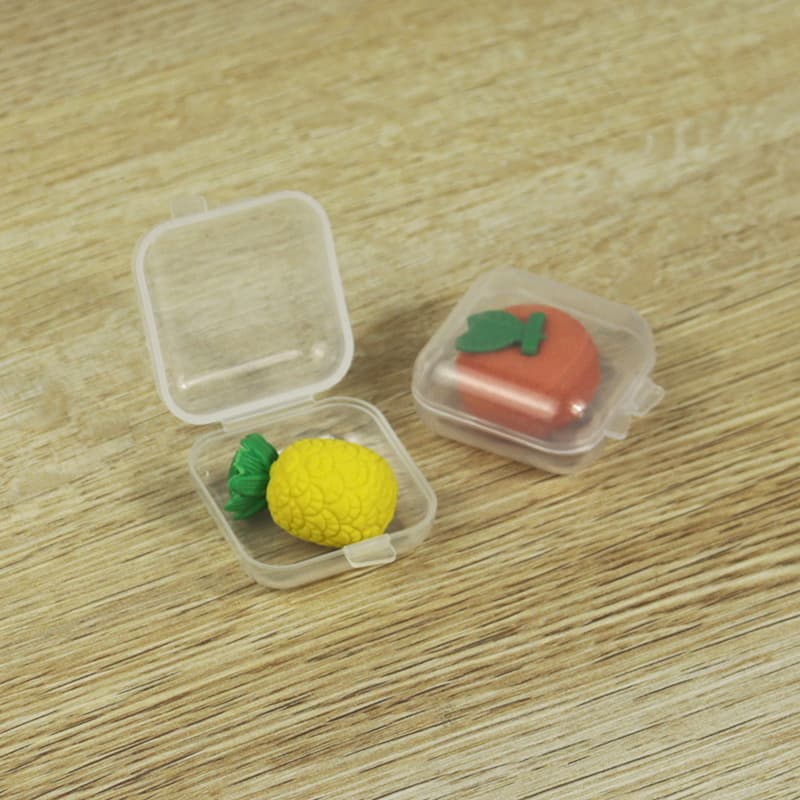 Factory direct sales transparent small square box noise -proof earplug -proof earplug -free earplugs storage box pp connected to small plastic box free shipping 3