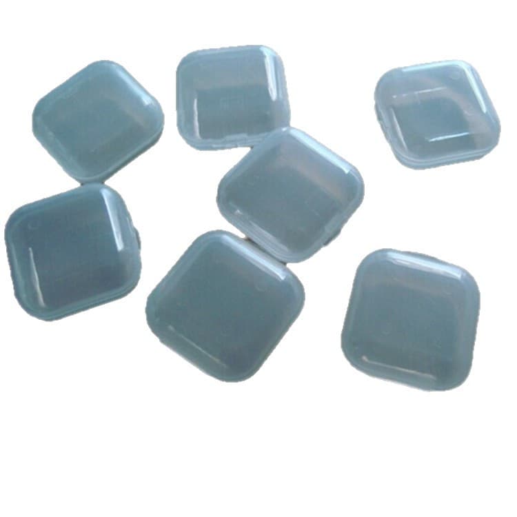 Factory direct sales transparent small square box noise -proof earplug -proof earplug -free earplugs storage box pp connected to small plastic box free shipping 5