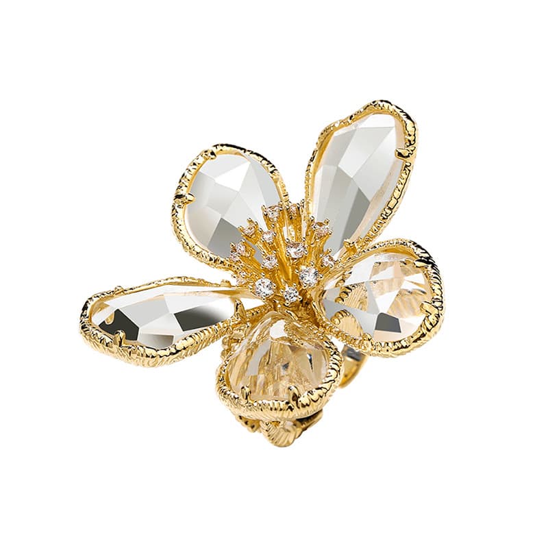 Fashionable design ring, European style, trend of season, internet celebrity, on index finger 5