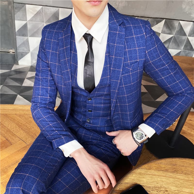 Autumn set, classic suit jacket, 3 piece set, Korean style, British style 3