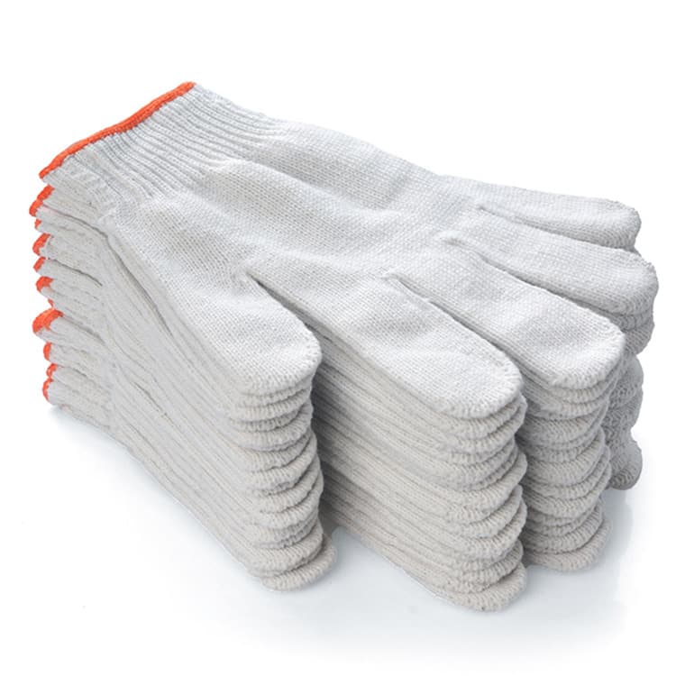Cotton men's wear-resistant gloves, hand cream, increased thickness 5