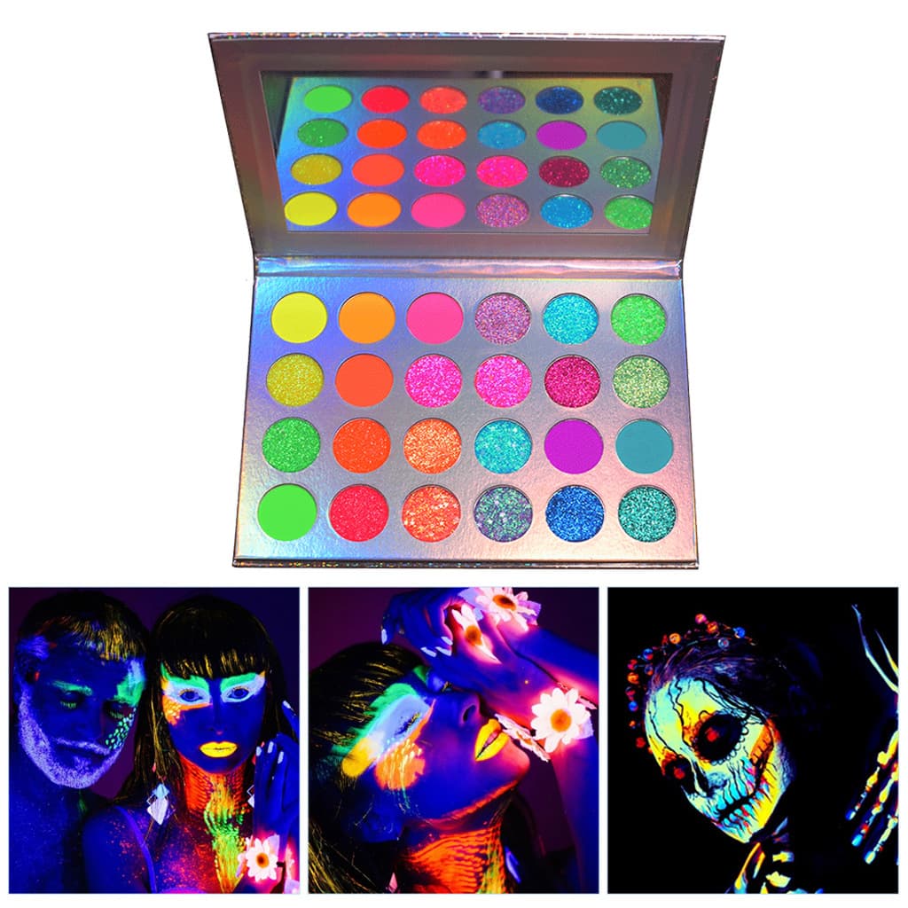 Glow Eyeshadow Palette Spot 24 Color Eye Shadow Nights Eyes Shadow Disk No LOGO Eye Shadow 1