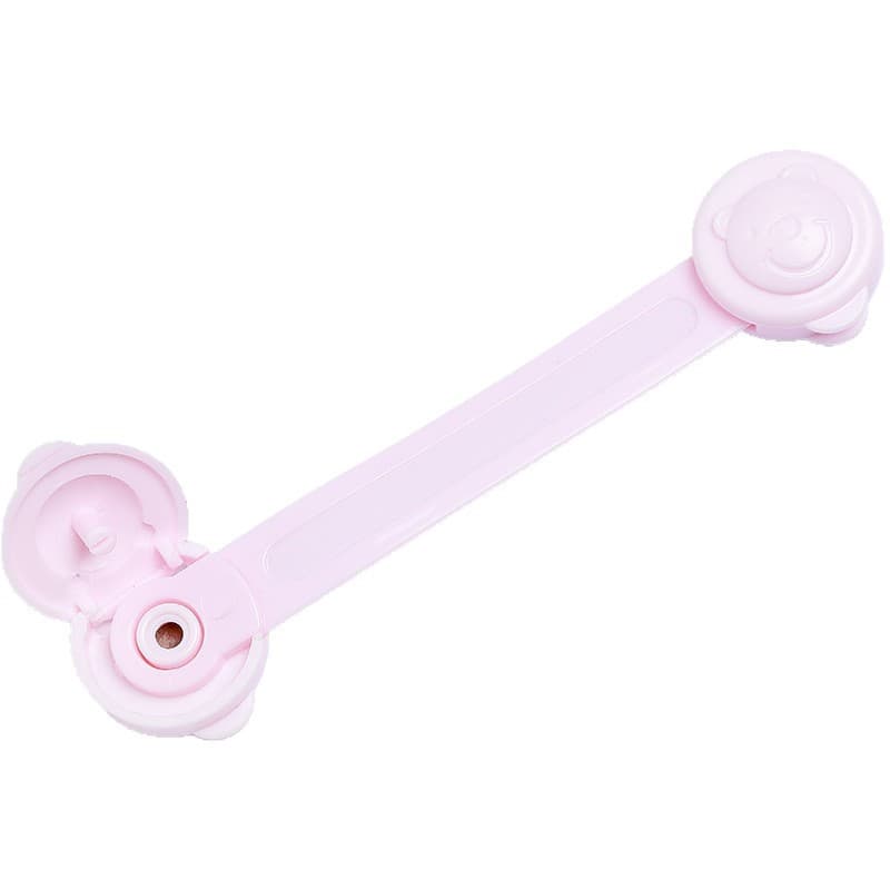 Children's door universal lock for boxes, with little bears, anti-pinch 4