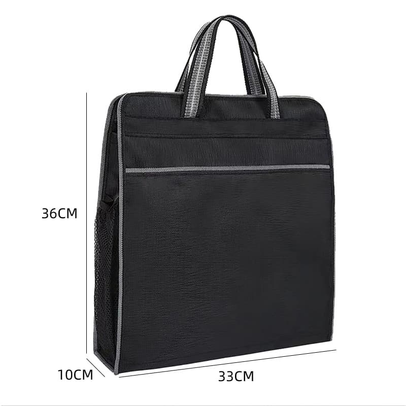 Handheld bag for folders for documents, oxford cloth, increased thickness, with your logo imprint 7