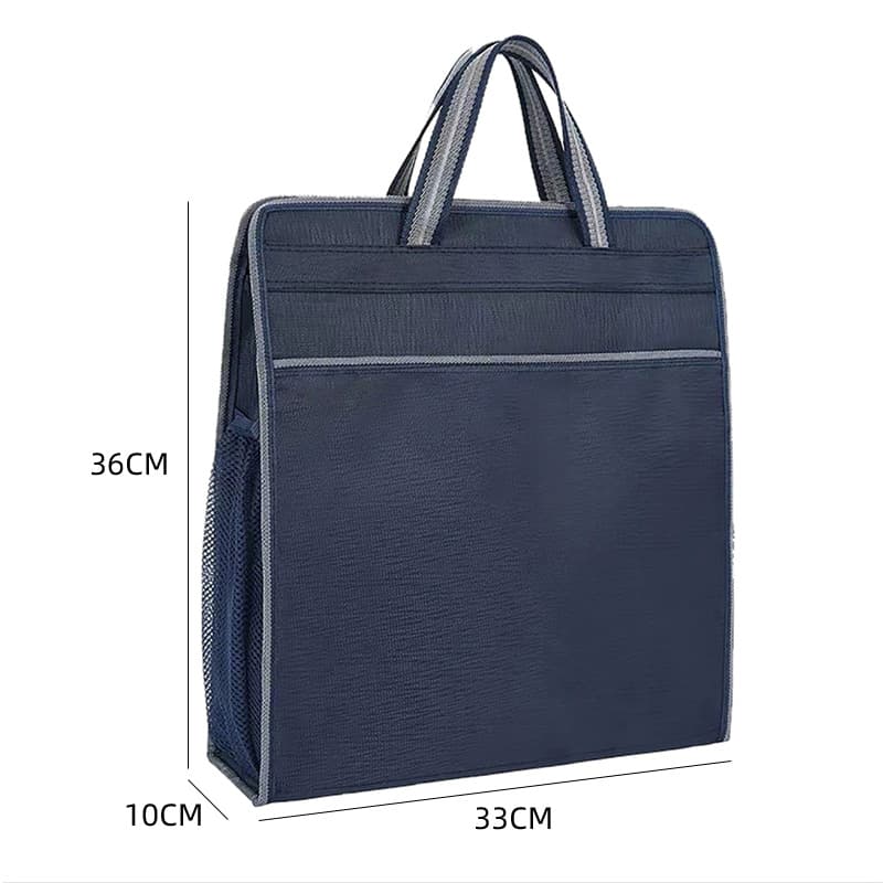 Handheld bag for folders for documents, oxford cloth, increased thickness, with your logo imprint 10