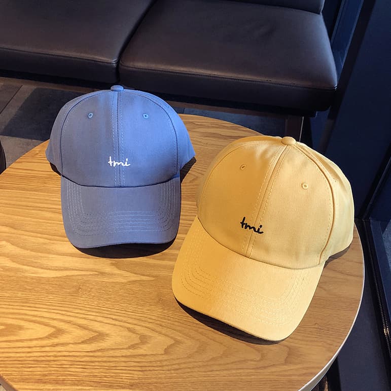 Small travel baseball cap with letters, brand sun hat for students, for teenagers, with embroidery, Korean style 2