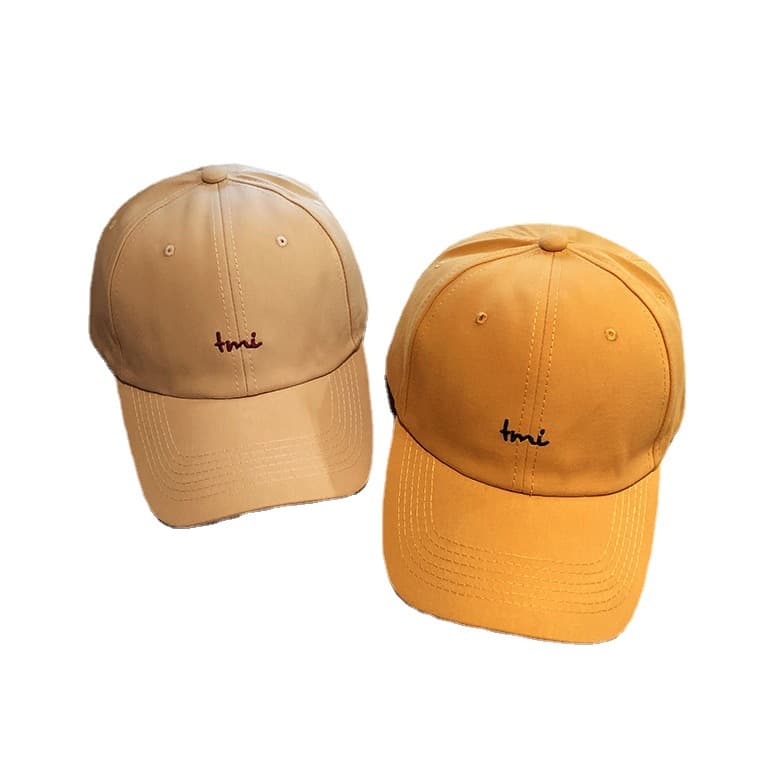 Small travel baseball cap with letters, brand sun hat for students, for teenagers, with embroidery, Korean style 5
