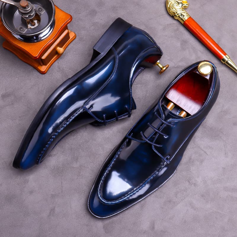 (Cross-border trading), men's demi-season casual shoes made of patent leather 4