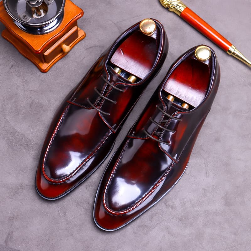 (Cross-border trading), men's demi-season casual shoes made of patent leather 1
