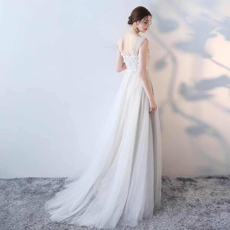 Wedding dress for pregnant for bride, french style, lace dress 2