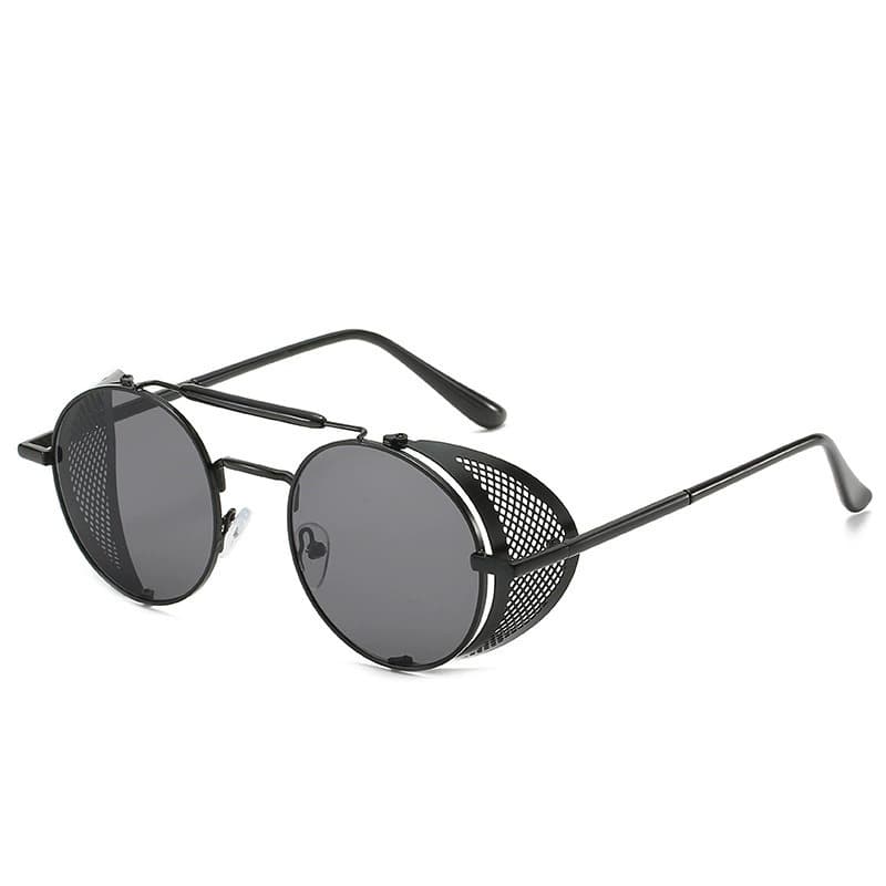 (Cross-border trading), classic retro fashionable sunglasses solar-powered, punk style, European style 5