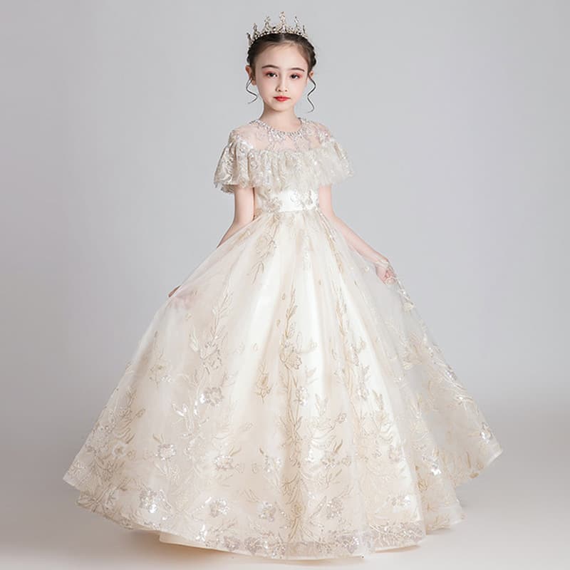 Children's wedding dress, piano performance costume, new collection, western style 2
