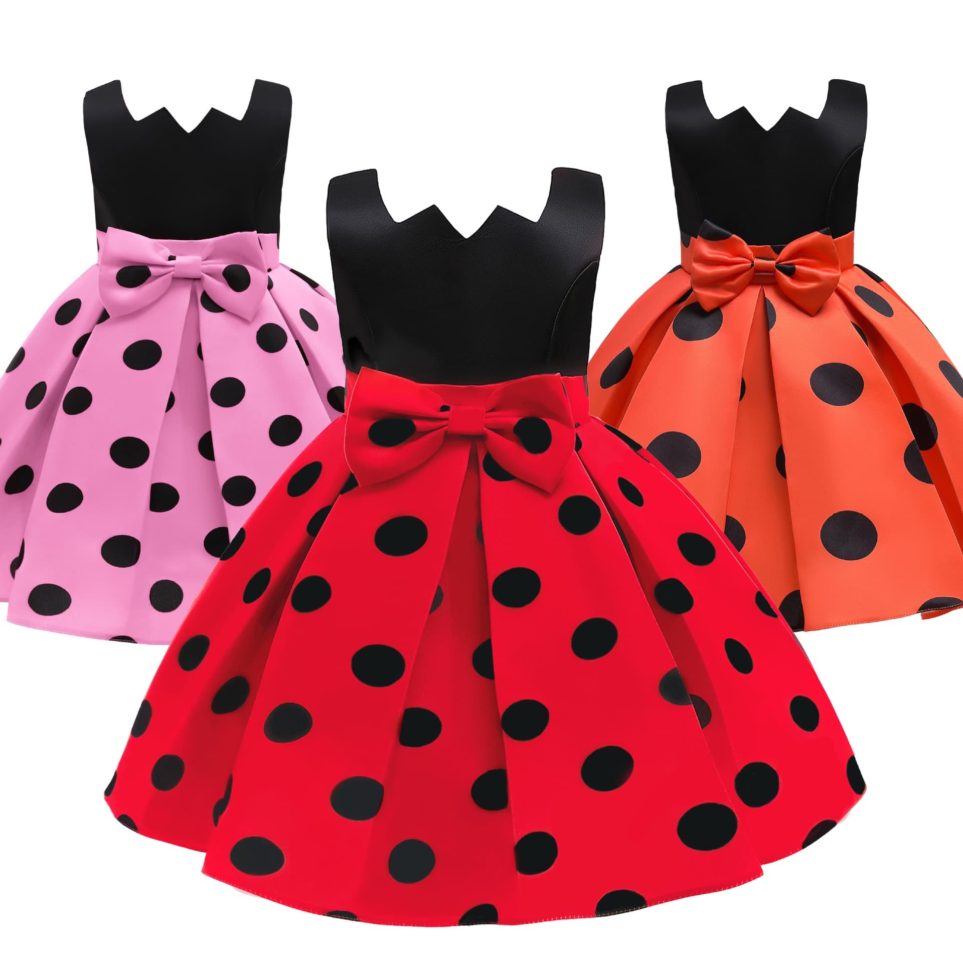 Retro children's dress, Christmas suit, small princess costume, children's clothing 1