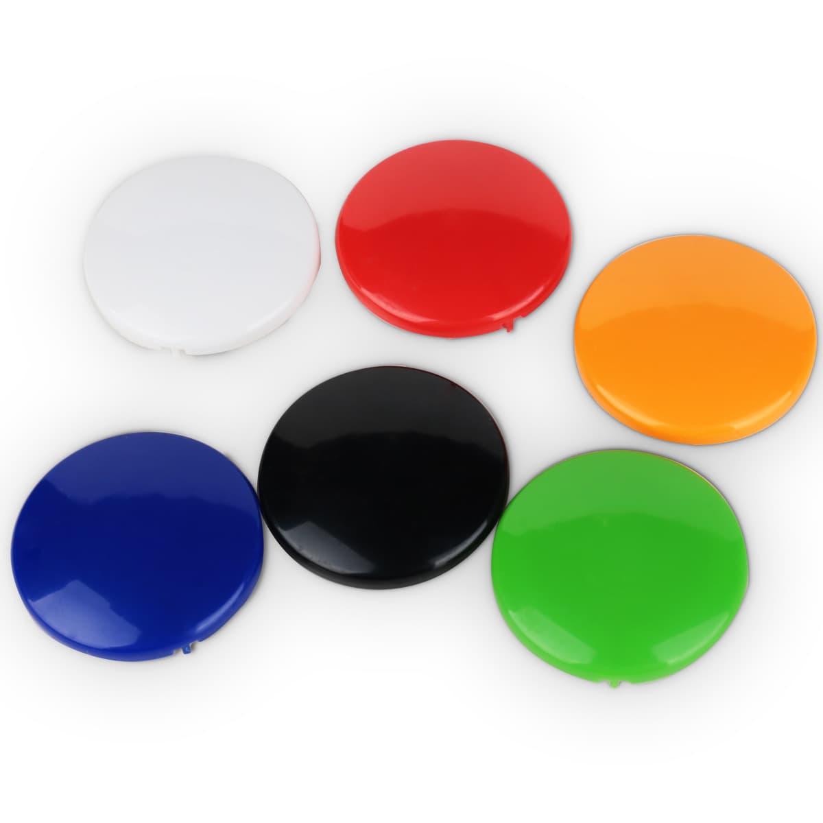 Deli 7822 color magnetic nail white board magnet whiteboard accessories (diameter 40mm) 6 films/card