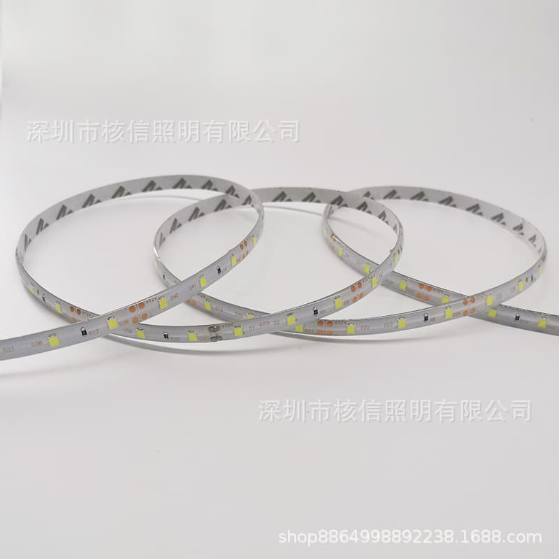 2835led light strip single color 12v low voltage 60 light glue waterproof soft light strip red blue green white powder multi color high brightness 2