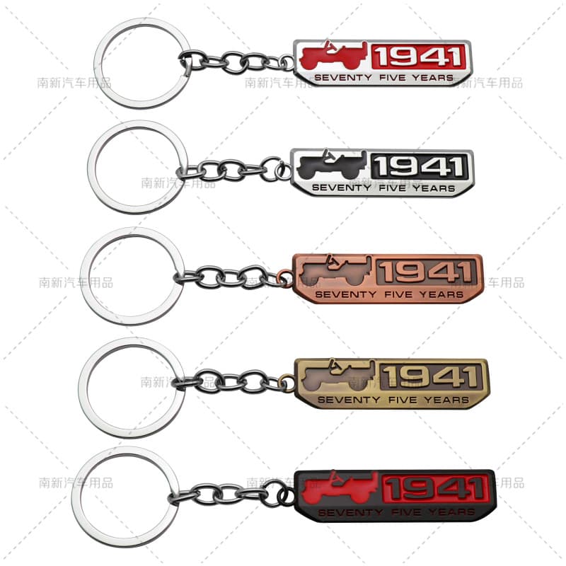 Souvenir, metal retro keychain for keys 1