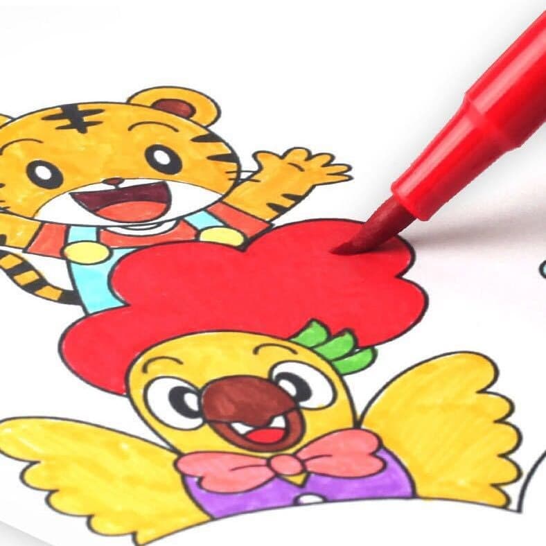 Watercolour, crayons, set, liner, writing brush for students, comics, 36, 48 colors, hand painting 3