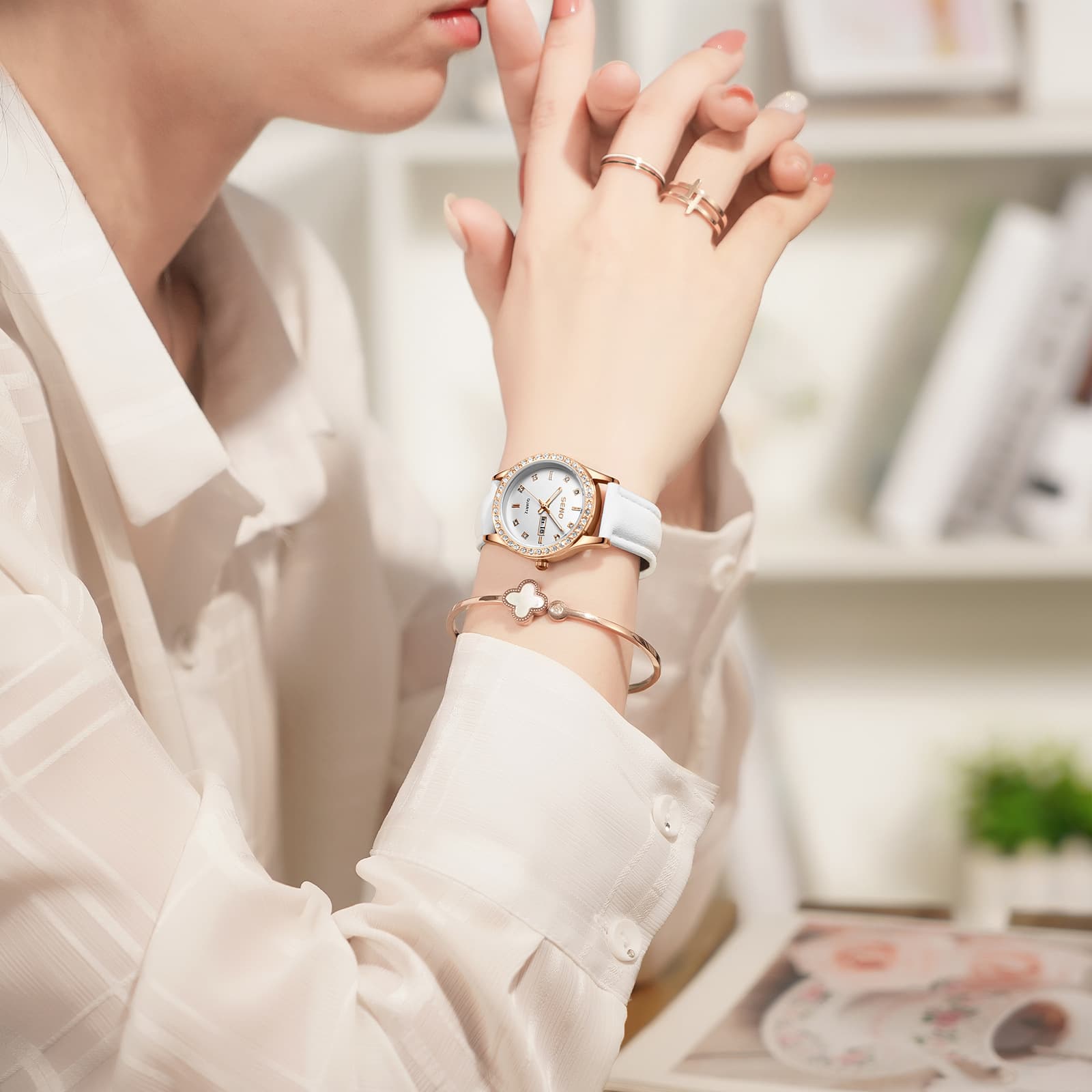 Watch, waterproof calendar, quartz watches, Korean style, fully automatic 3