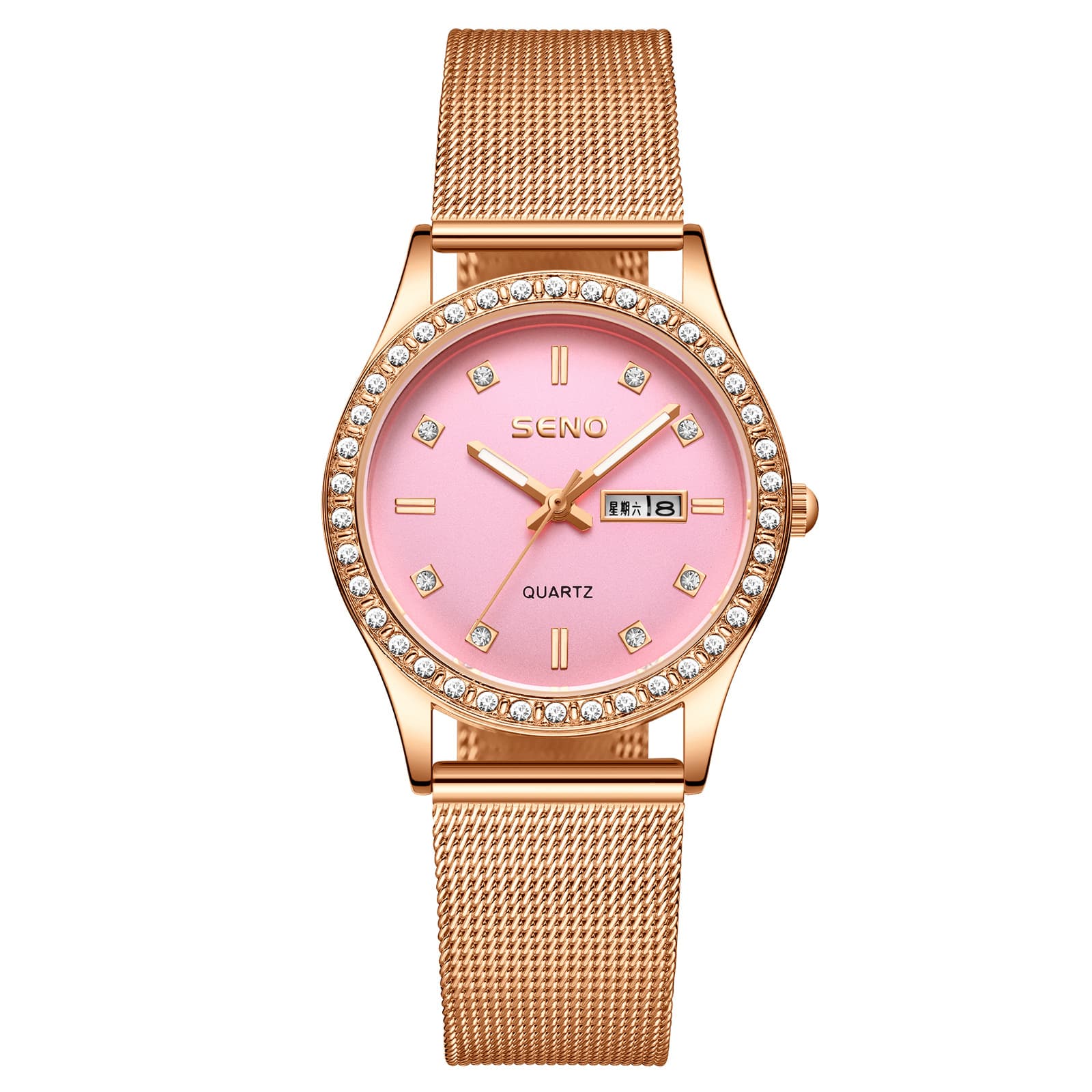 Watch, waterproof calendar, quartz watches, Korean style, fully automatic 5