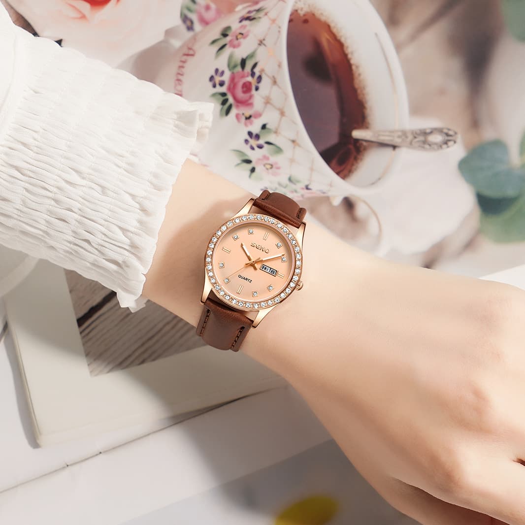 Watch, waterproof calendar, quartz watches, Korean style, fully automatic