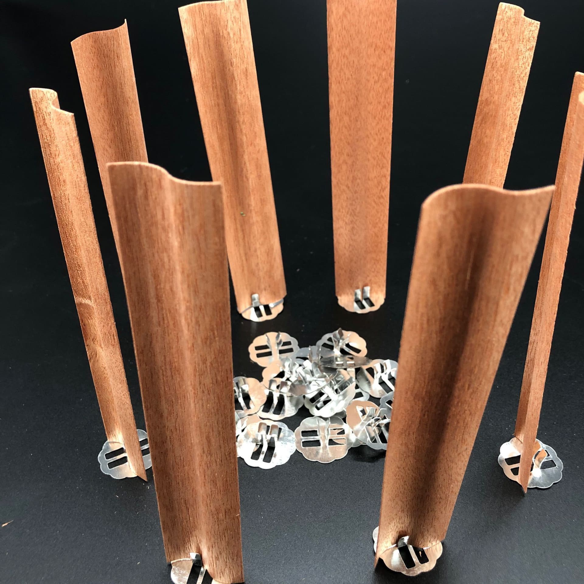 S -shaped big bean candle core wooden wax core wooden core candle wood core wax core wood core candle wood tablet 1