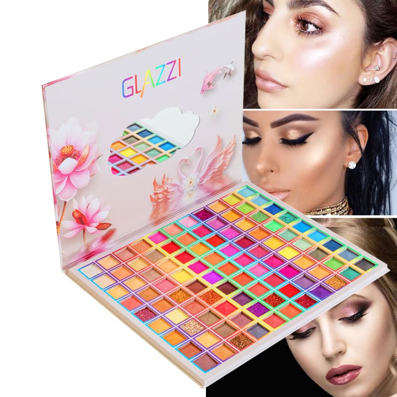 Eye shadow, matte glitter powder, nail sequins for students, eyeshadow palette, 99 colors 2