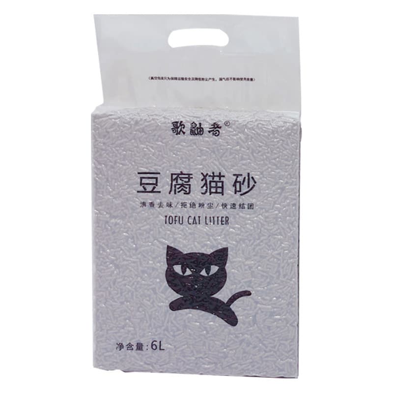 Tofu Cat Litter 6L Green Tea Activated Charcoal Dust-Free 2mm 5