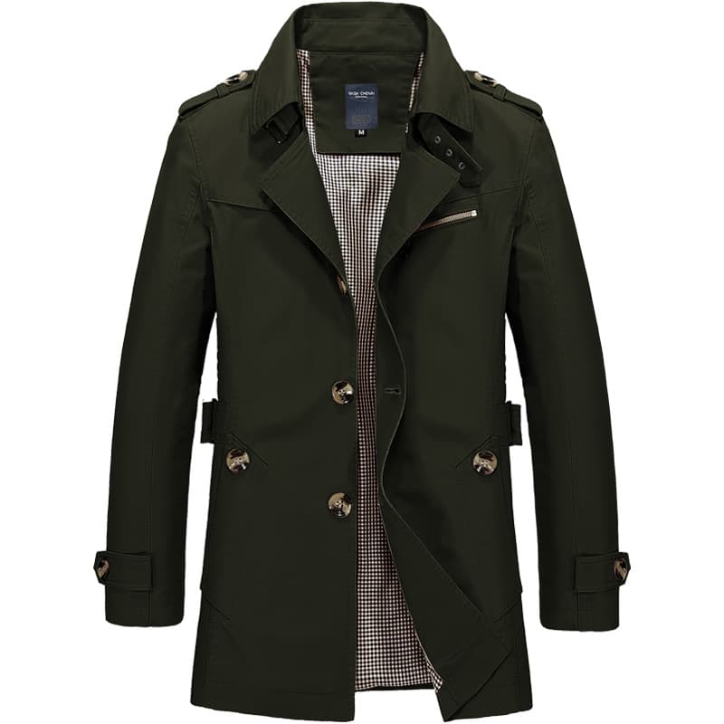 (Cross-border trading), casual cotton jacket, autumn demi-season trench coat 4